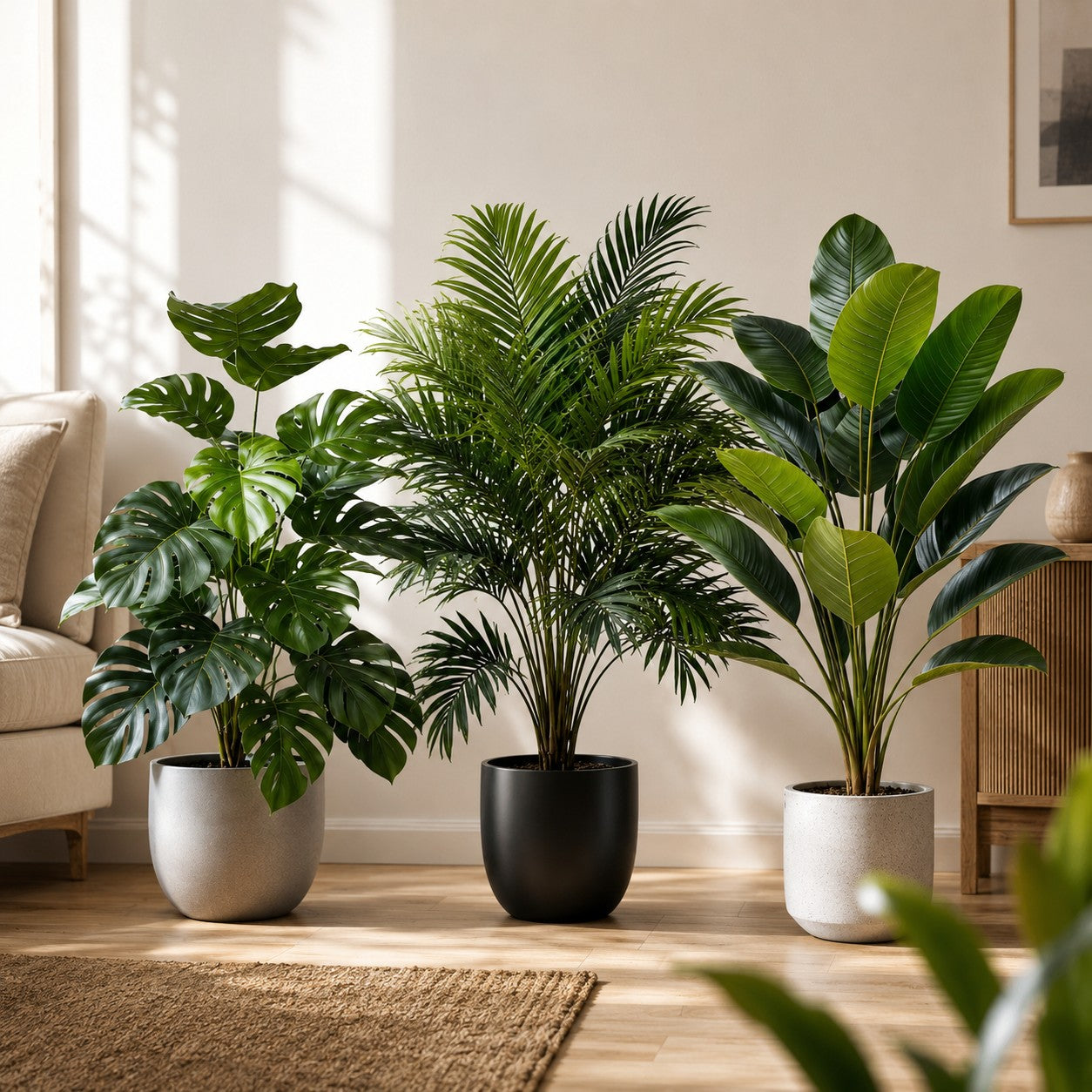 Lot de 3 Plantes Artificielles