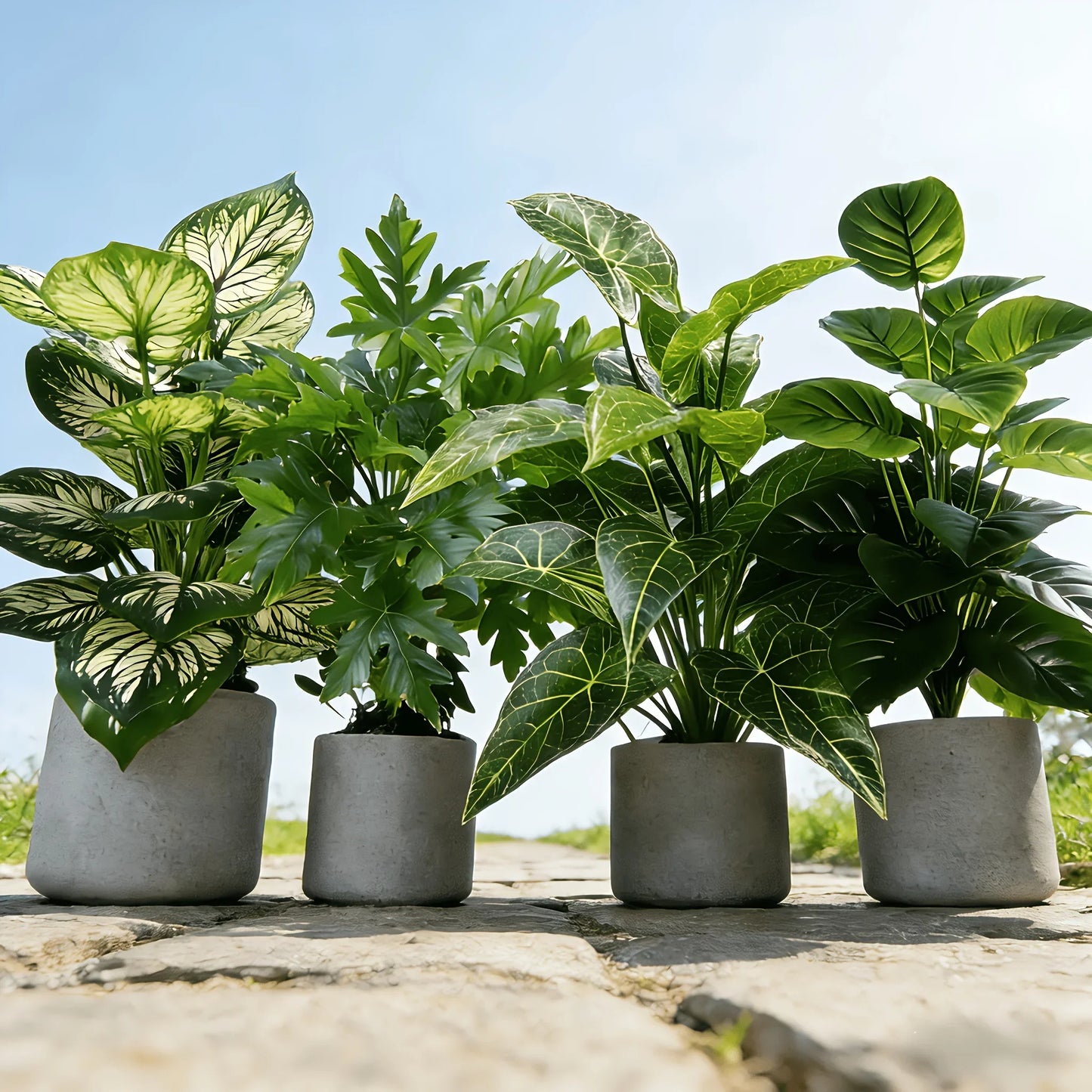 Lot de 4 Plantes Artificielles