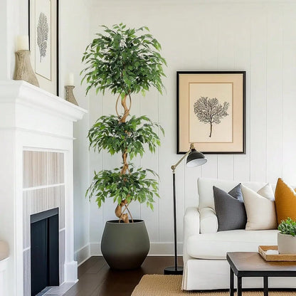 Ficus Tressé Artificiel
