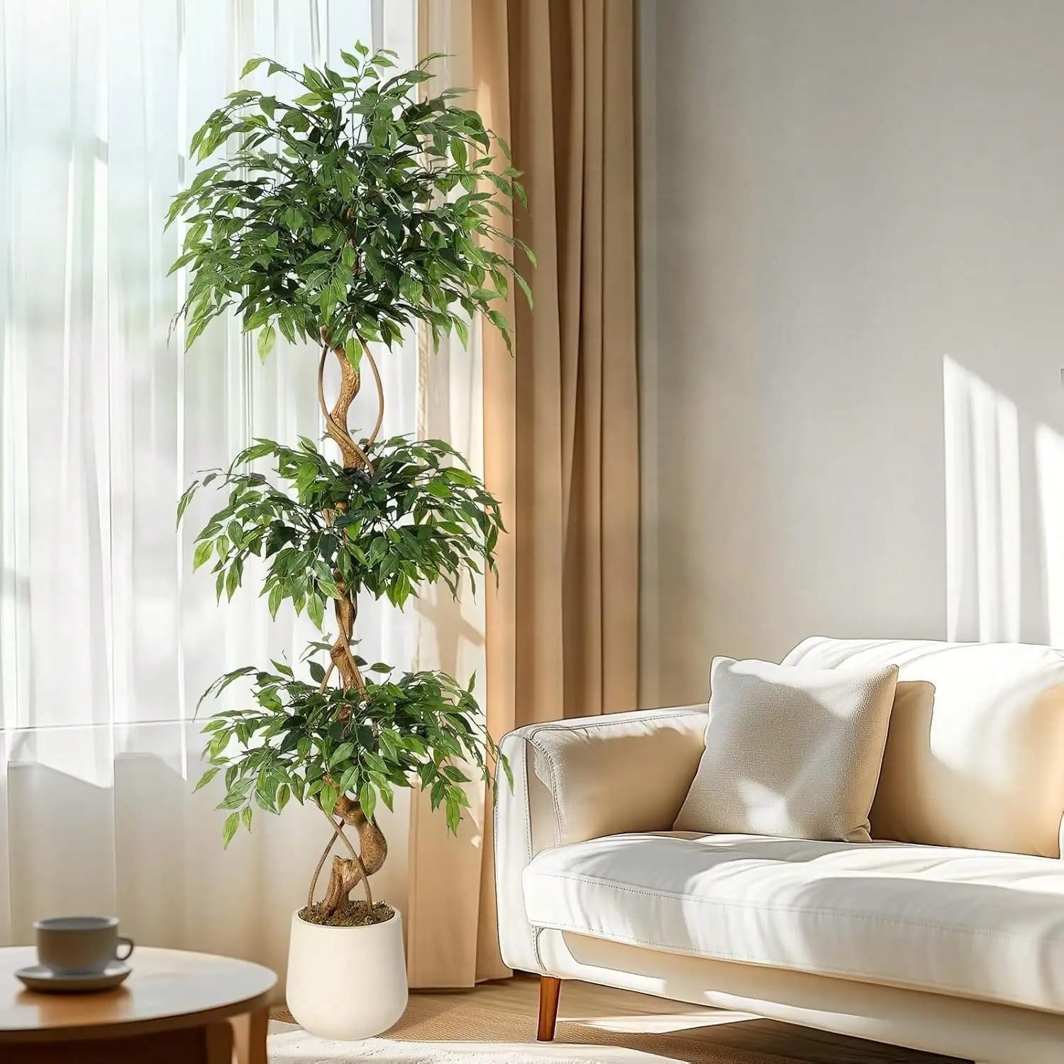 Ficus Tressé Artificiel