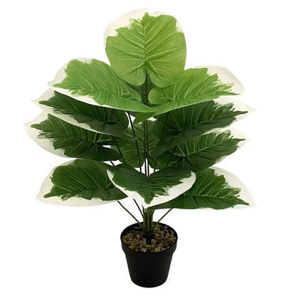 Monstera artificiel Blanc