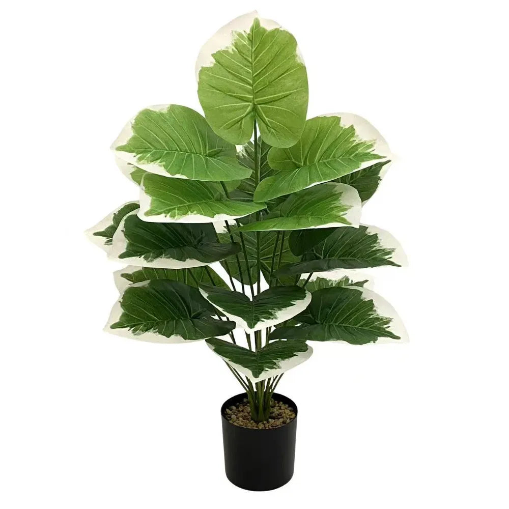 Monstera artificiel Blanc