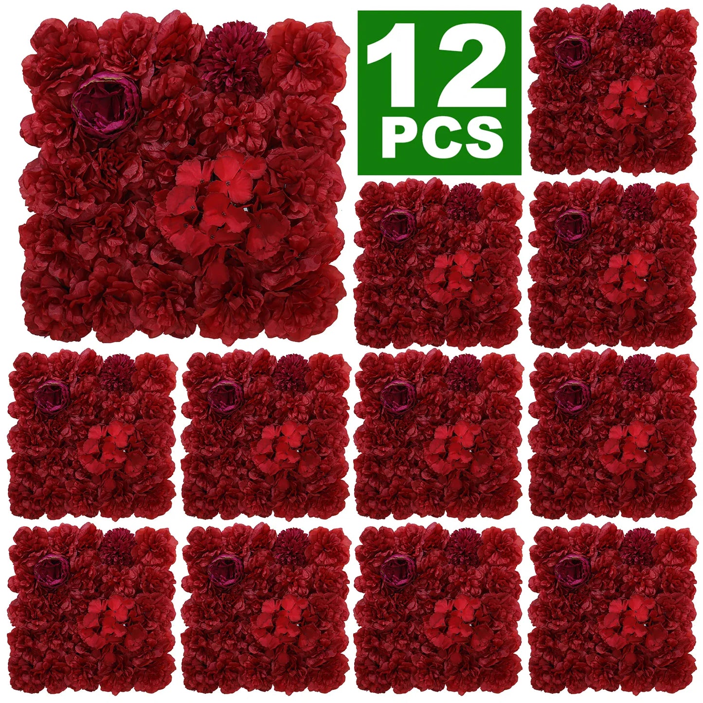 Mur de Fleurs Artificielles