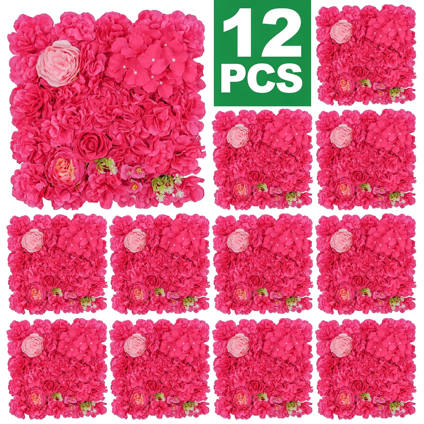 Mur de Fleurs Artificielles