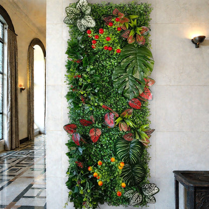 Mur de Verdure Artificielle - Feuille Verte