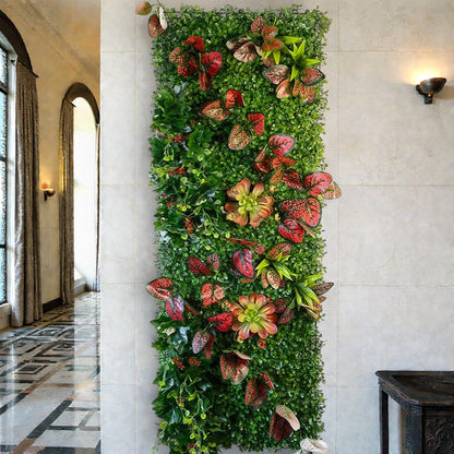 Mur Végétal de Feuilles Artificielles
