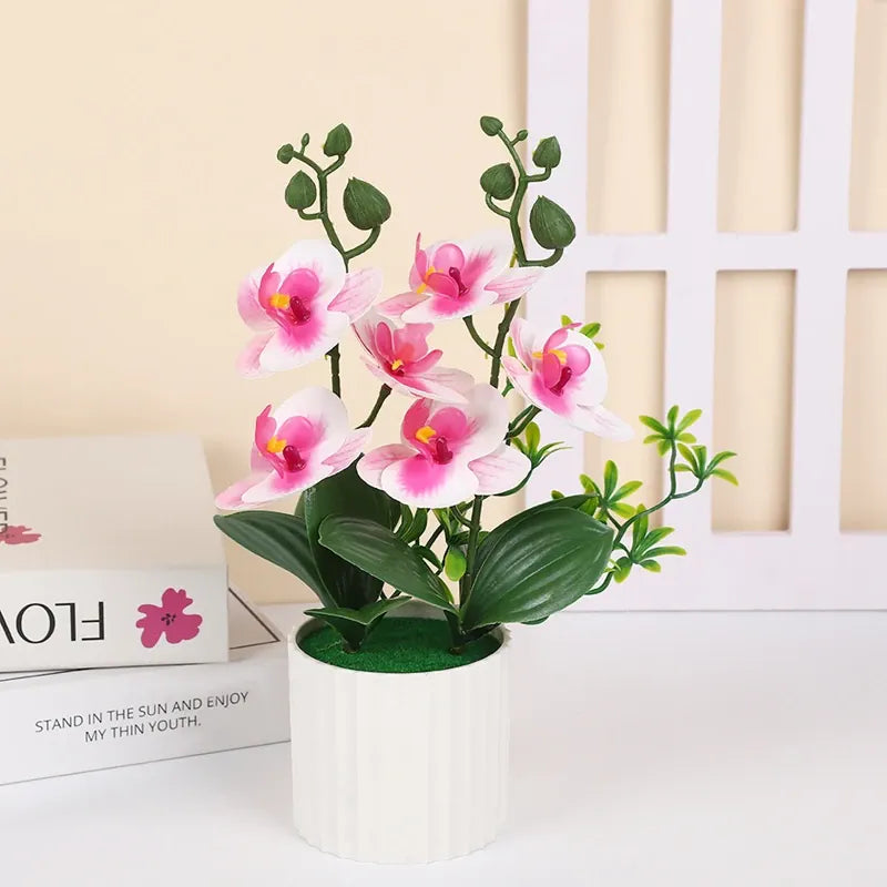 Orchidées Artificielles Bicolores