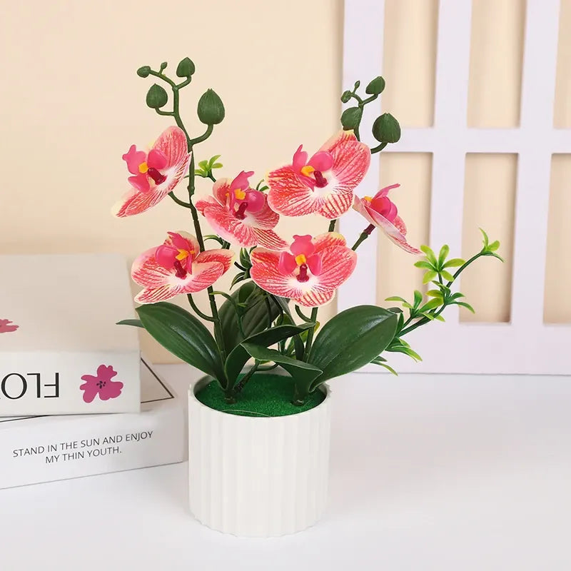 Orchidées Artificielles Bicolores