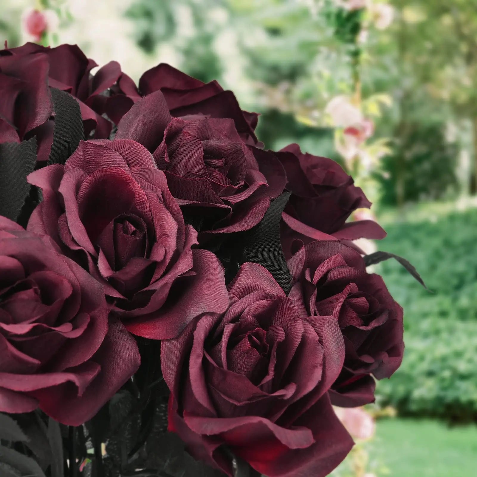 Roses Rouges Foncés Artificielles