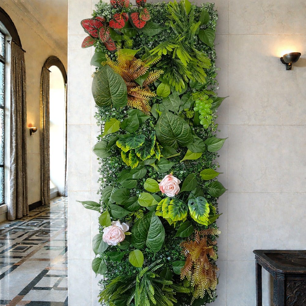 Tableau Mural de Feuillage Artificiel